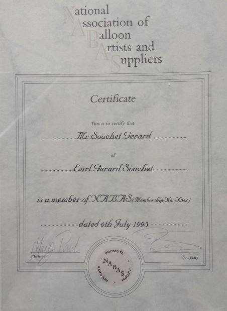 1993 - Reconnaissance professionnelle en Angleterre