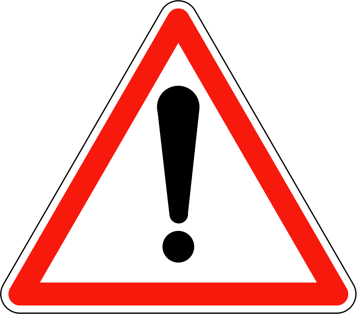 France road sign A14 svg