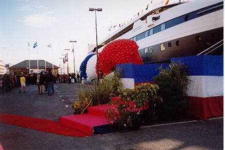 Inauguration du luxueux yatch LE PONAN