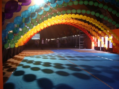 arche d'entrée au Parc des Expo de Rennes